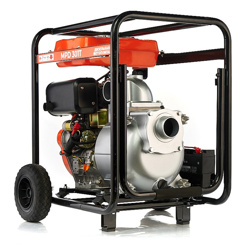 Дизельная мотопомпа для сильно загрязненных вод Meran MPD301T